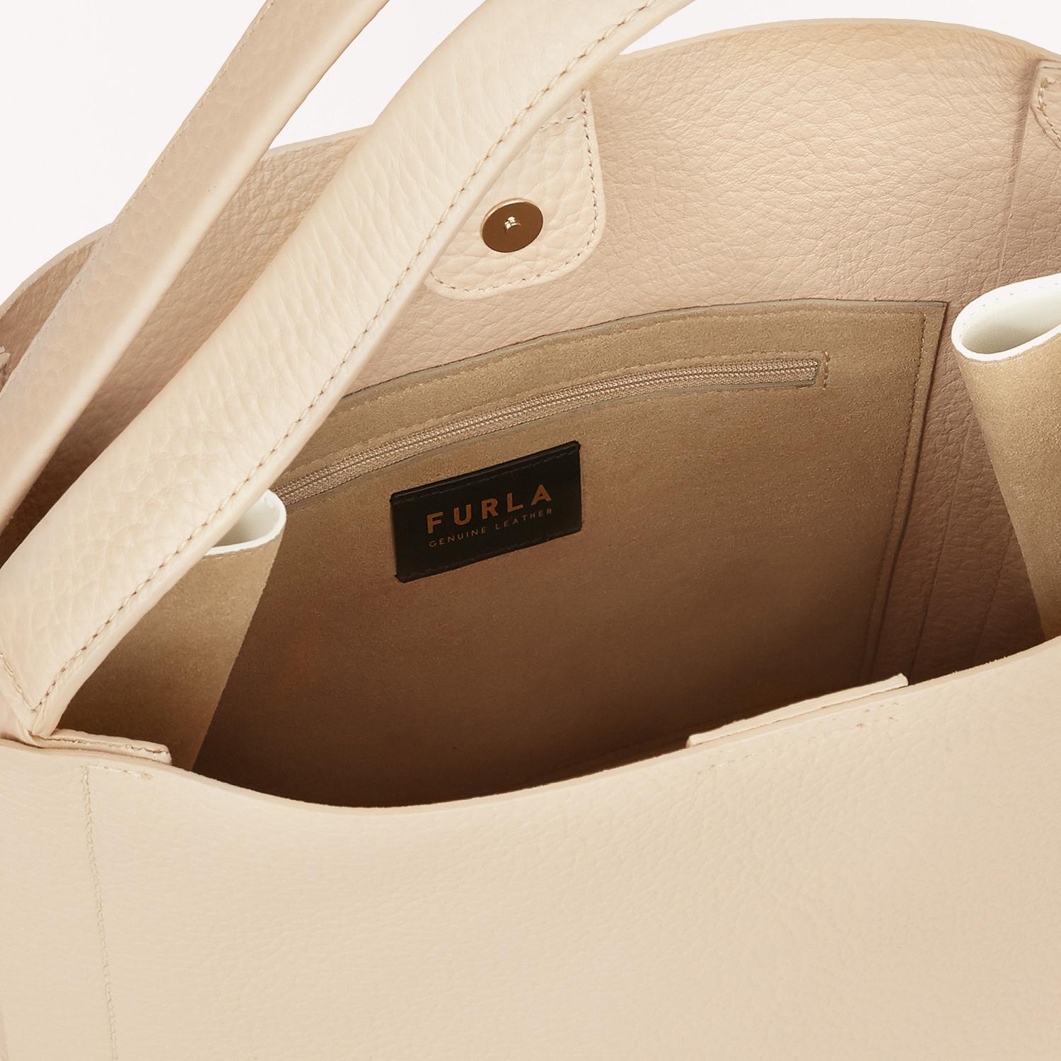 Furla Outlet: Grace hobo bag in grained leather - Pink  Furla shoulder bag  BAUUFGC QUB000 online at